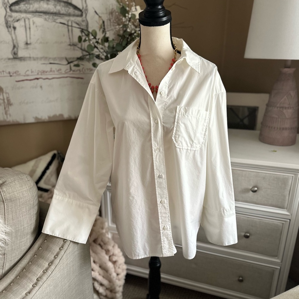 NWT | Sézane BILMA Shirt in Ecru - Picture 6 of 15